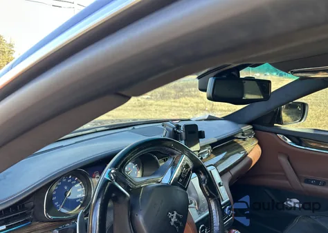 2016 Maserati Quattroporte S Q4 z USA, uszkodzony, nr VIN ZAM56RRA7G1166150